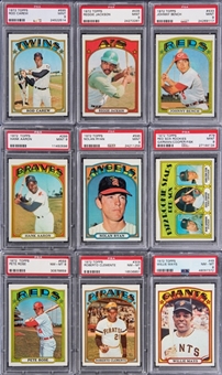 1972 Topps Baseball Complete Set (787) – #4 on the PSA Set Registry!